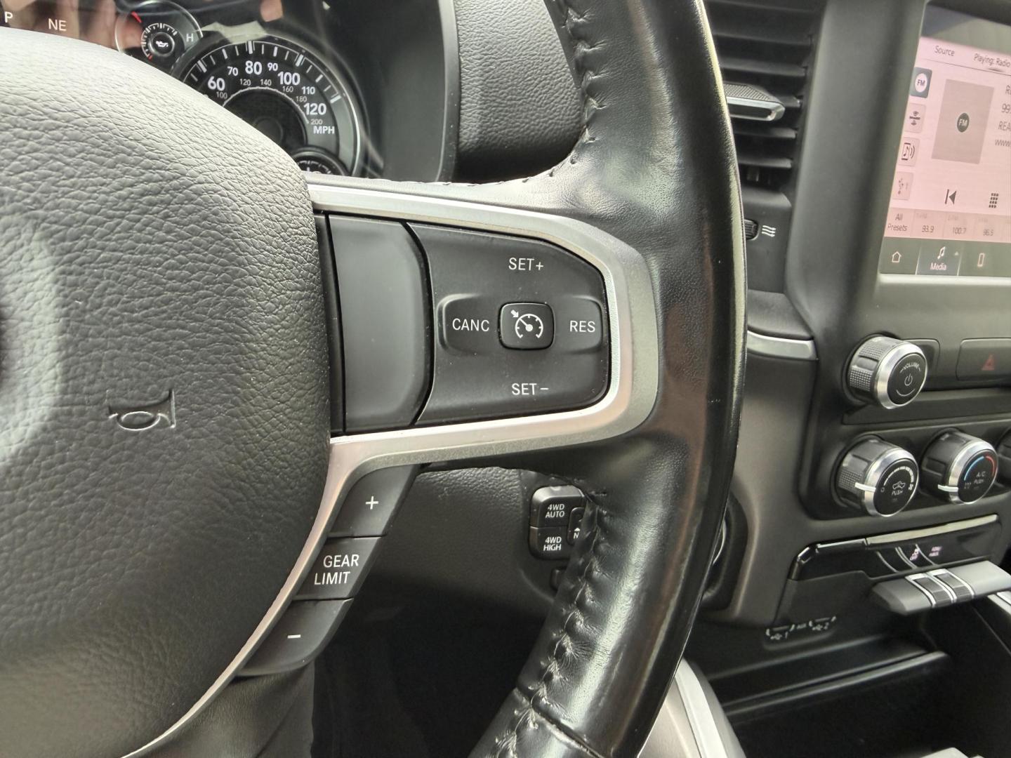 2022 BLACK /Gray RAM 1500 Big Horn Crew Cab 4WD (1C6RRFFG2NN) with an 3.6L V6 engine, Automatic transmission, located at 2990 Old Orchard Rd., Jackson, MO, 63755, 37.354214, -89.612106 - 2022 Ram 1500 Big Horn 1-Owner 135xxx miles 4x4 3.6L V6 Automatic Backup Camera Power Driver Seat Bluetooth Remote Start Cruise Power Windows/Locks/Mirrors We have financing available and we accept trades! Fill out a credit application on our website or come by today! If you have any qu - Photo#24