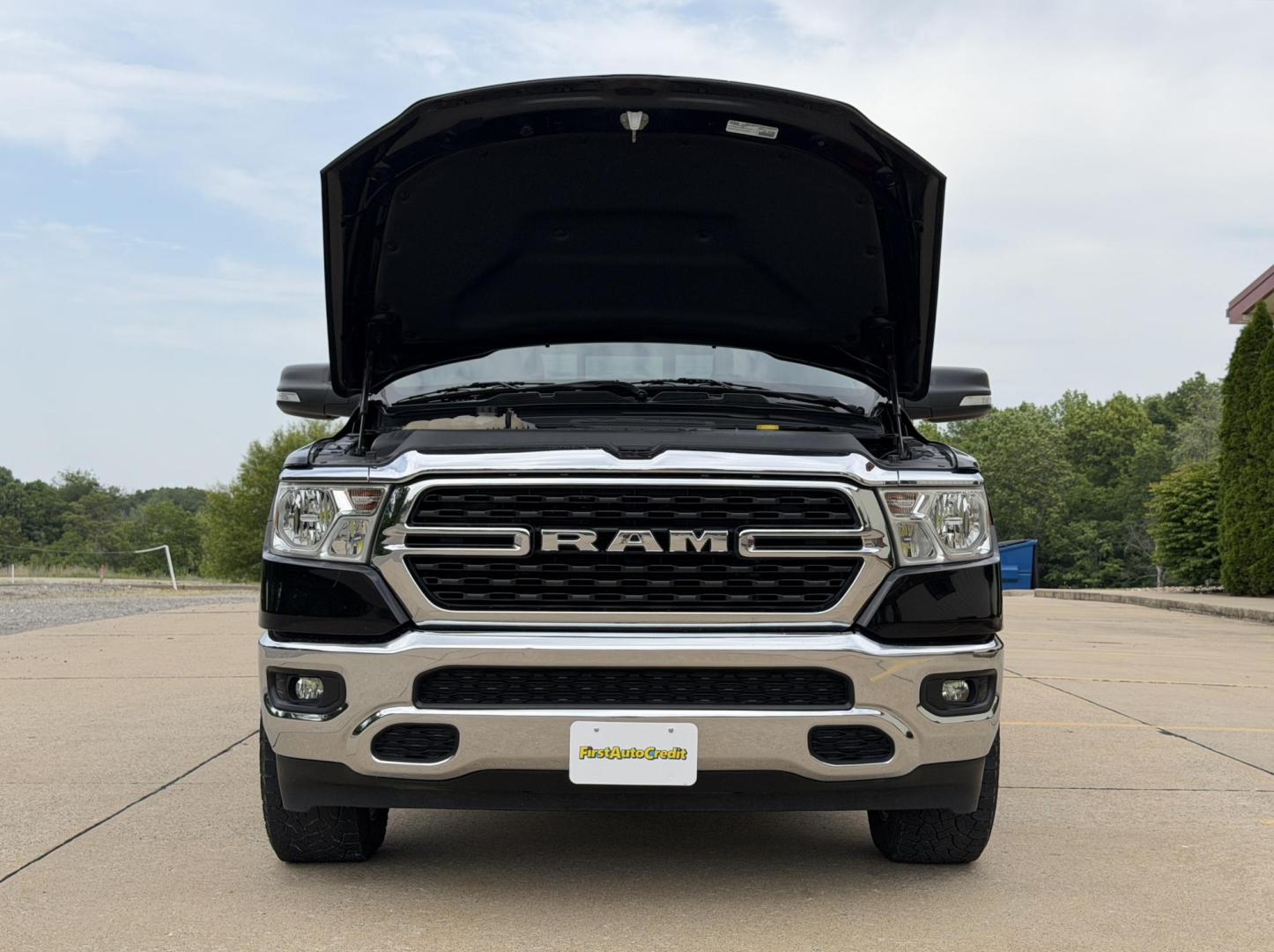 2022 BLACK /Gray RAM 1500 Big Horn Crew Cab 4WD (1C6RRFFG2NN) with an 3.6L V6 engine, Automatic transmission, located at 2990 Old Orchard Rd., Jackson, MO, 63755, 37.354214, -89.612106 - 2022 Ram 1500 Big Horn 1-Owner 135xxx miles 4x4 3.6L V6 Automatic Backup Camera Power Driver Seat Bluetooth Remote Start Cruise Power Windows/Locks/Mirrors We have financing available and we accept trades! Fill out a credit application on our website or come by today! If you have any qu - Photo#33