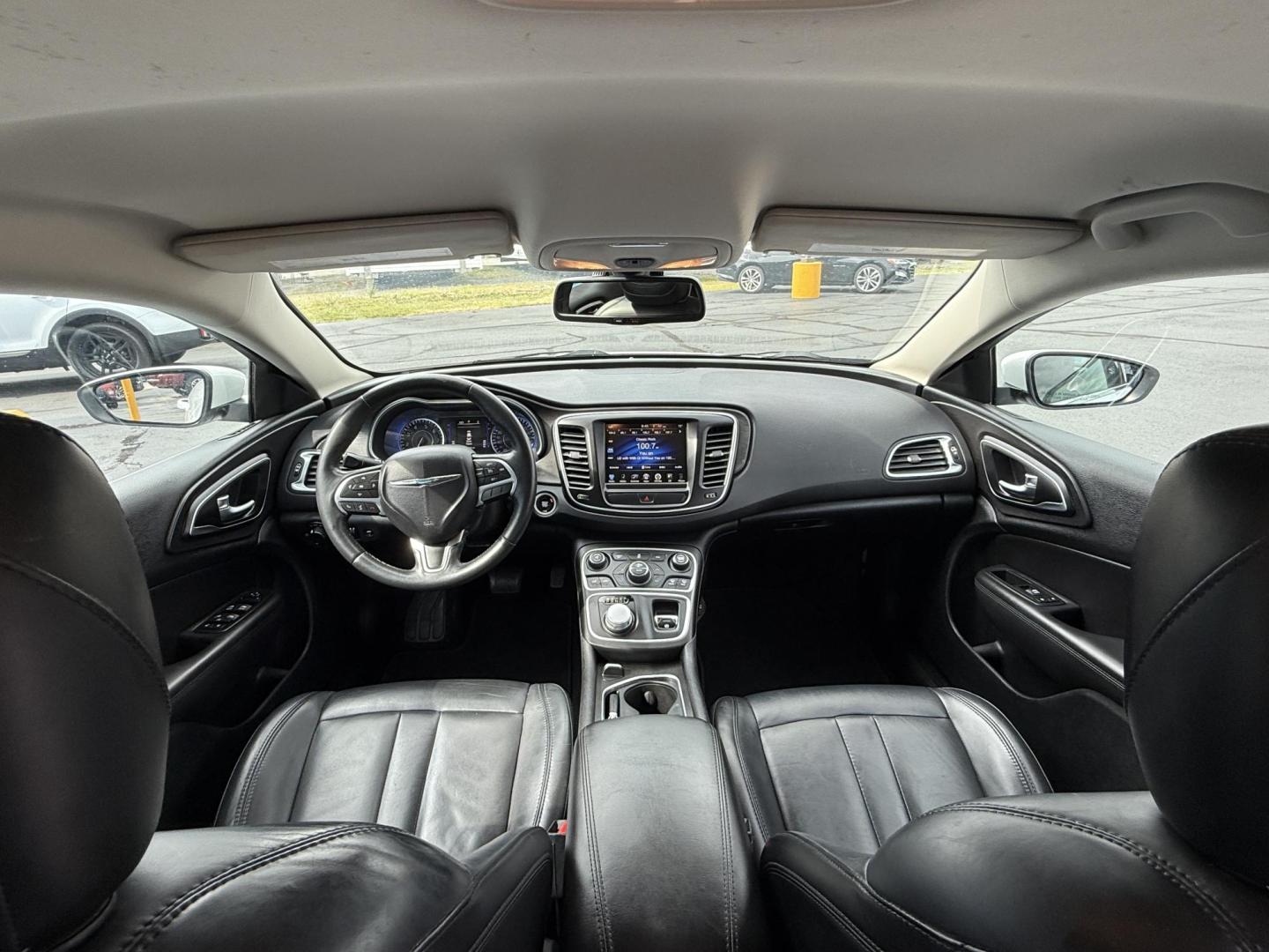 2017 WHITE /Black Chrysler 200 Limited Platinum (1C3CCCAB0HN) with an 2.4L L4 DOHC 16V engine, Automatic transmission, located at 506 S. Kingshighway, Cape Girardeau, MO, 63703, (573) 235-5000, 37.294991, -89.553635 - 2017 Chrysler 200 Limited Platinum 1-Owner Only 93,084 mi Front Wheel Drive 2.4L 4 Cyl Automatic Leather Navigation Back Up Camera Blind Spot Monitor Heated Front Seats Heated Steering Wheel Keyless Entry Bluetooth Remote Start Automatic Dual Climate Control Power Driver/Passenger Se - Photo#13