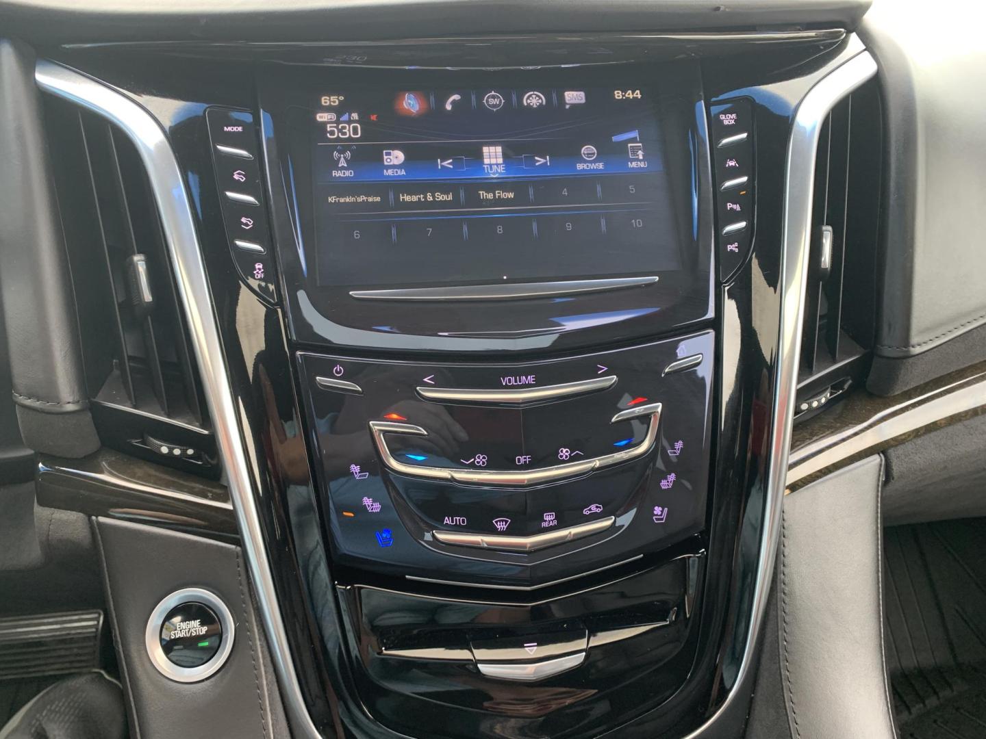 2017 WHITE /BLACK Cadillac Escalade Platinum 4WD (1GYS4DKJ0HR) with an 6.2L V8 OHV 16V FFV engine, Automatic transmission, located at 506 S. Kingshighway, Cape Girardeau, MO, 63703, (573) 235-5000, 37.294991, -89.553635 - 2017 Cadillac Escalade Platinum 4WD 91,xxx miles One Owner Heated Seats Cooled Seats Massage Seats Rear Entertainment Bose Backup Cam 360 Camera Sunroof 4 wheel Drive Powered 3rd. Row Bluetooth Tilt Steering Wheel Power Windows/Locks/Mirrors Remote Start Keyless Entry We have fi - Photo#38