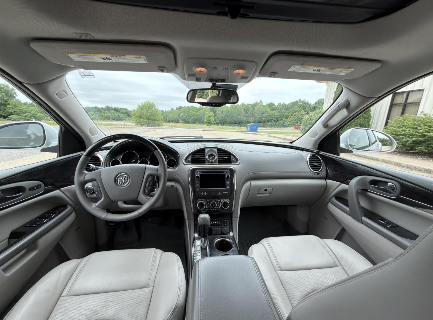 2017 WHITE /Gray Buick Enclave Premium FWD (5GAKRCKD7HJ) with an 3.6L V6 engine, Automatic transmission, located at 2990 Old Orchard Rd., Jackson, MO, 63755, 37.354214, -89.612106 - 2017 Buick Enclave Premium 1-Owner 90xxx miles Front Wheel Drive 3.6L V6 Automatic Leather 3rd Row Navigation Power/Heated/Cooled Seats Heated Steering Wheel Backup Camera Sunroof Bluetooth Remote Start Cruise Power Windows/Locks/Mirrors We have financing available and we accept tra - Photo#25