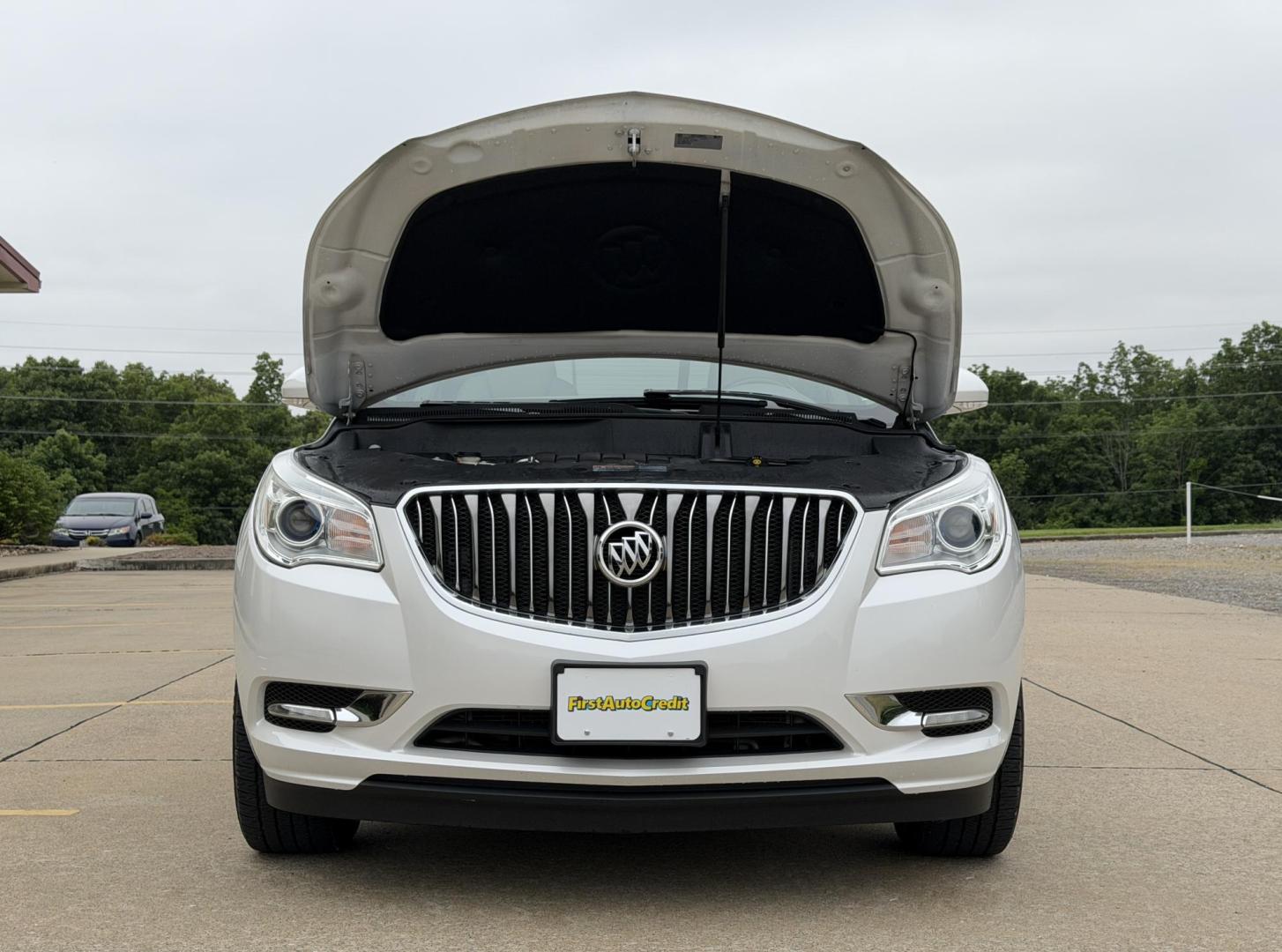2017 WHITE /Gray Buick Enclave Premium FWD (5GAKRCKD7HJ) with an 3.6L V6 engine, Automatic transmission, located at 2990 Old Orchard Rd., Jackson, MO, 63755, 37.354214, -89.612106 - 2017 Buick Enclave Premium 1-Owner 90xxx miles Front Wheel Drive 3.6L V6 Automatic Leather 3rd Row Navigation Power/Heated/Cooled Seats Heated Steering Wheel Backup Camera Sunroof Bluetooth Remote Start Cruise Power Windows/Locks/Mirrors We have financing available and we accept tra - Photo#35